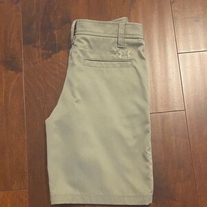 Under Armour Kids Khaki Golf Shorts
